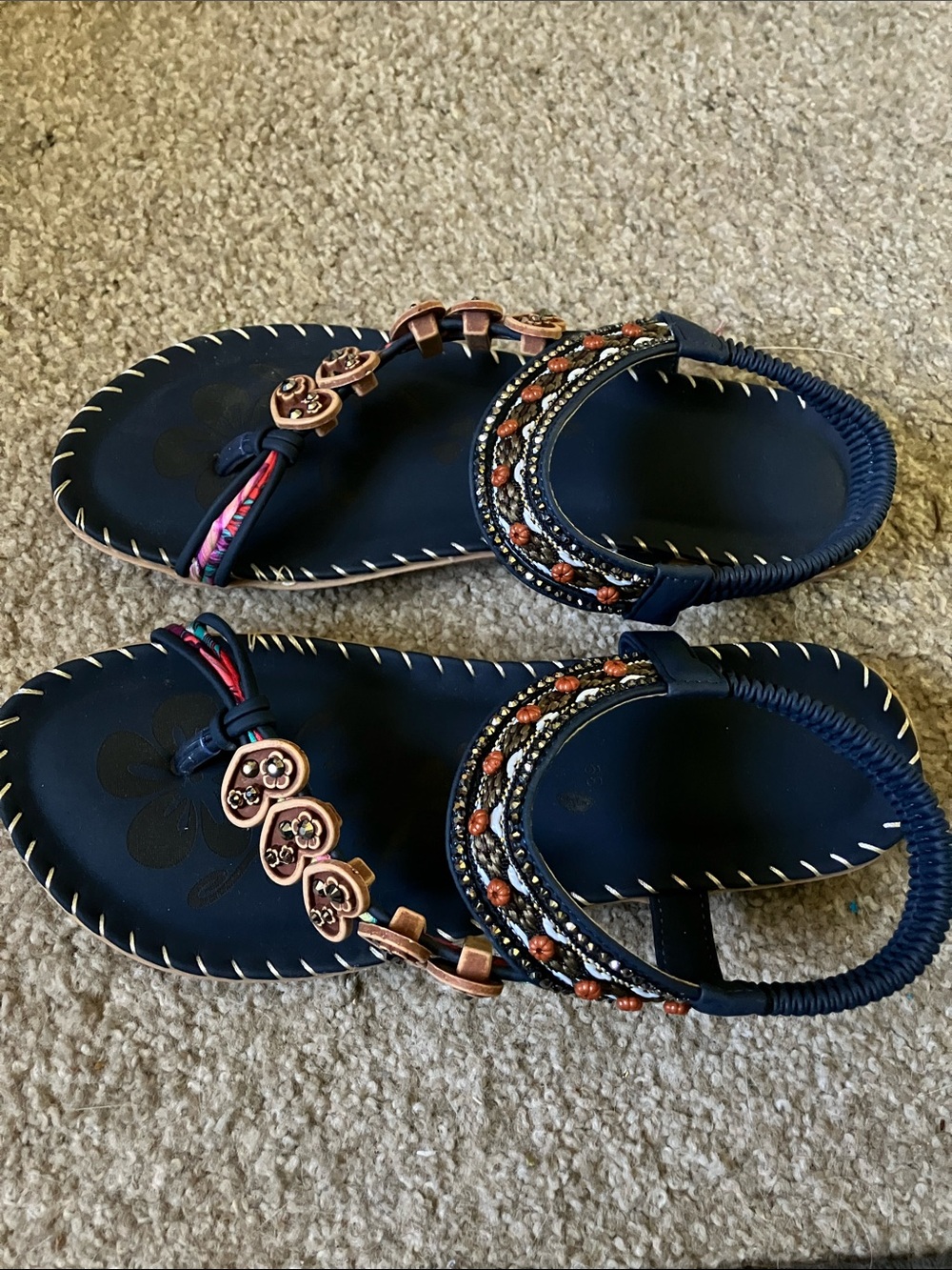 Embellished sandals